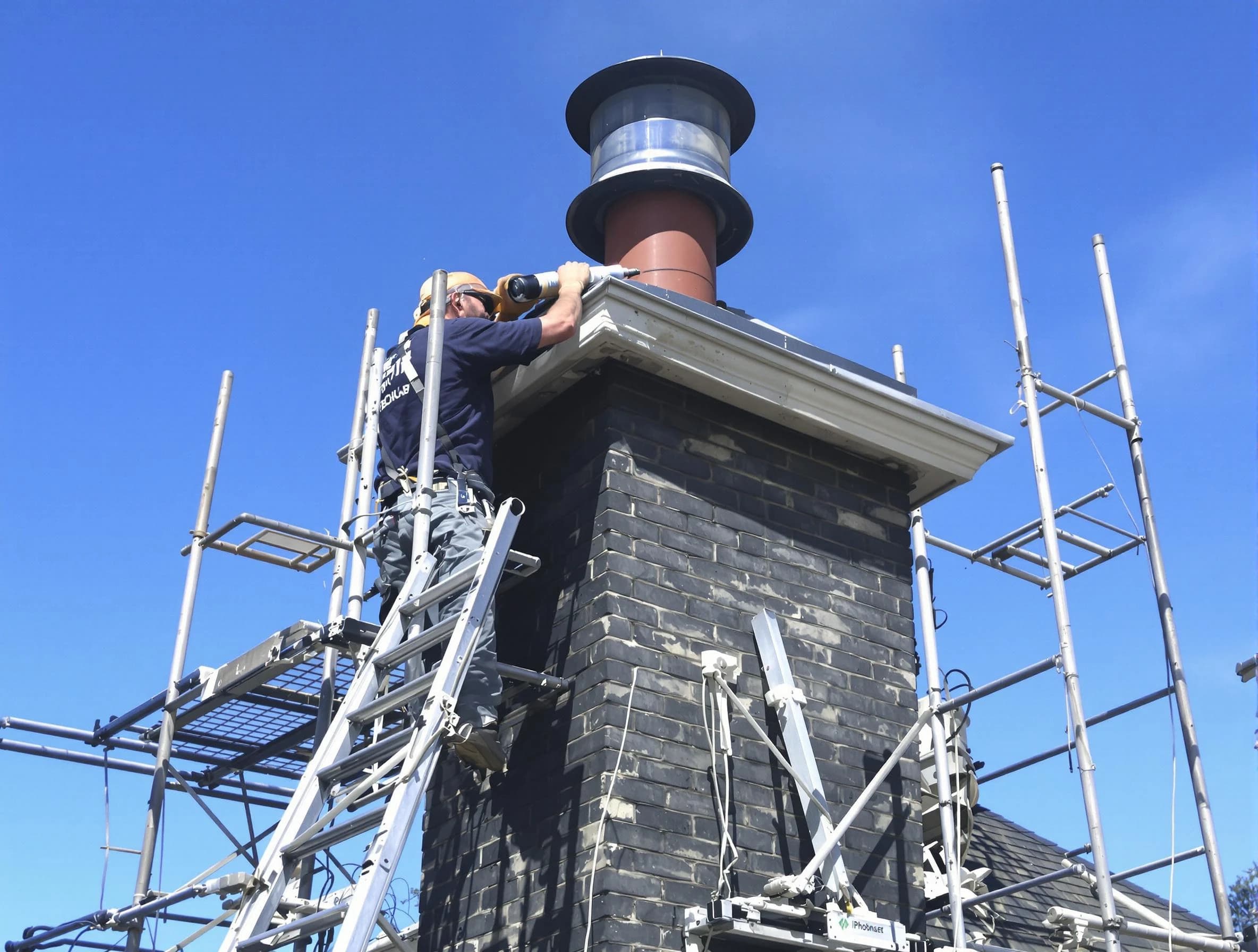 Sturdy chimney crown finished by Rio Rancho Chimney Sweep in Rio Rancho, NM