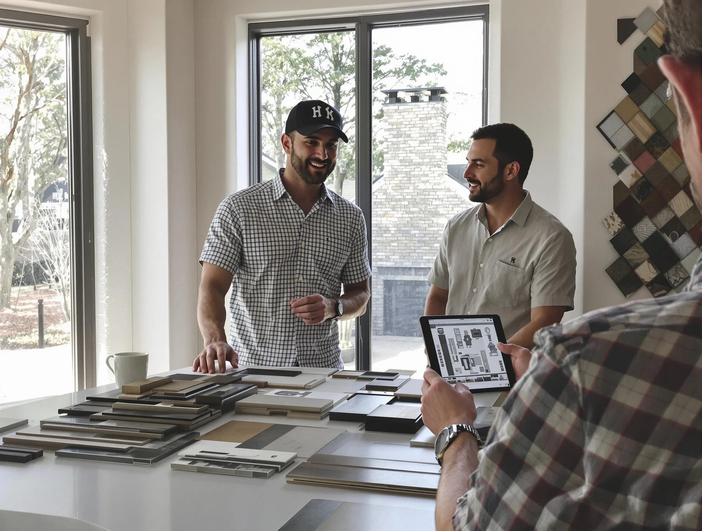 Rio Rancho Chimney Sweep remodeling a chimney and fireplace in Rio Rancho, NM