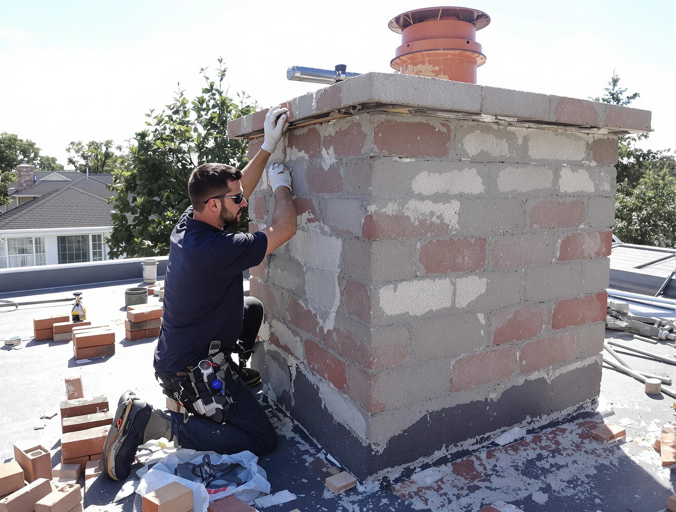 Advanced chimney repair process by Rio Rancho Chimney Sweep in Rio Rancho, NM