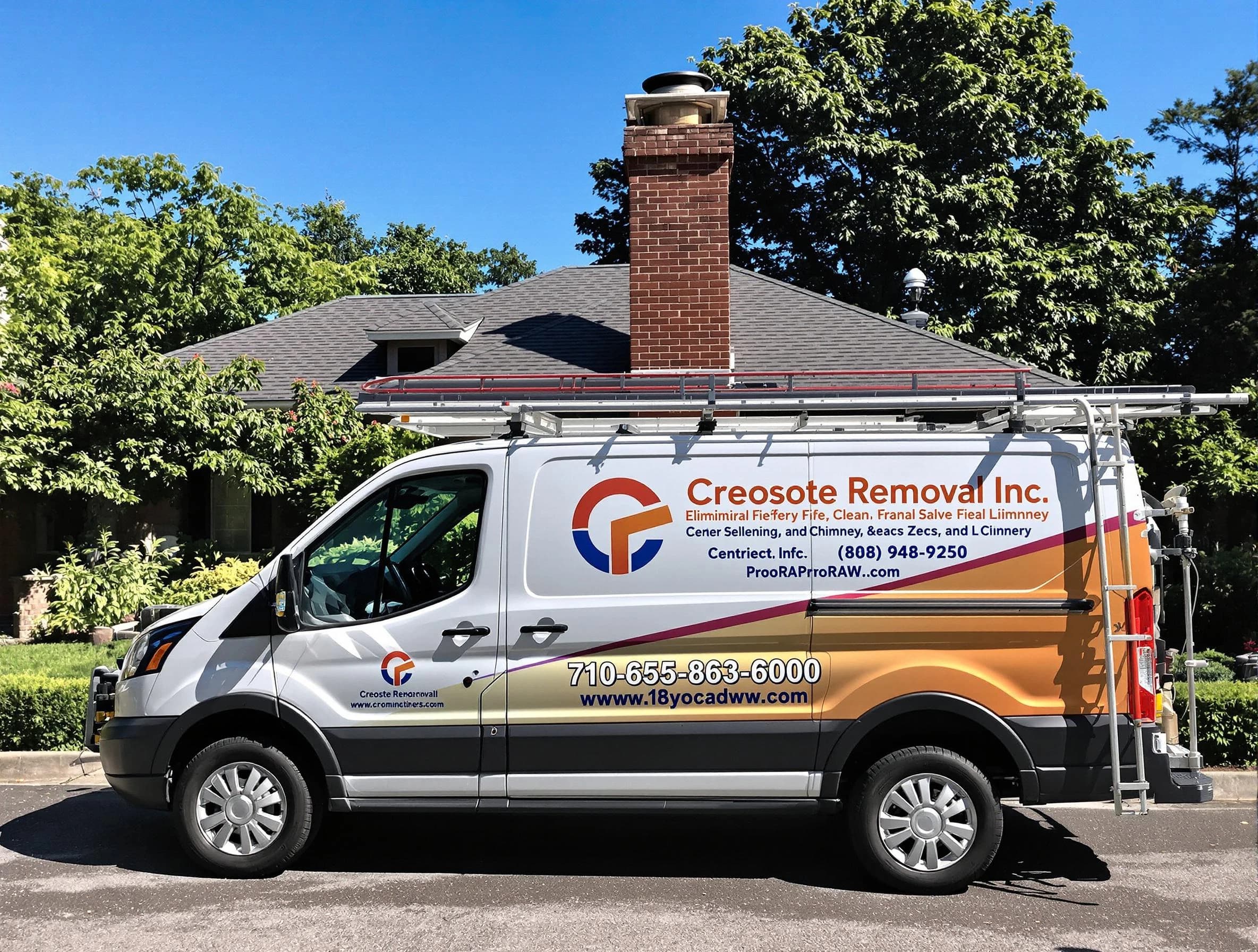 Rio Rancho Chimney Sweep technician removing creosote safely in Rio Rancho, NM