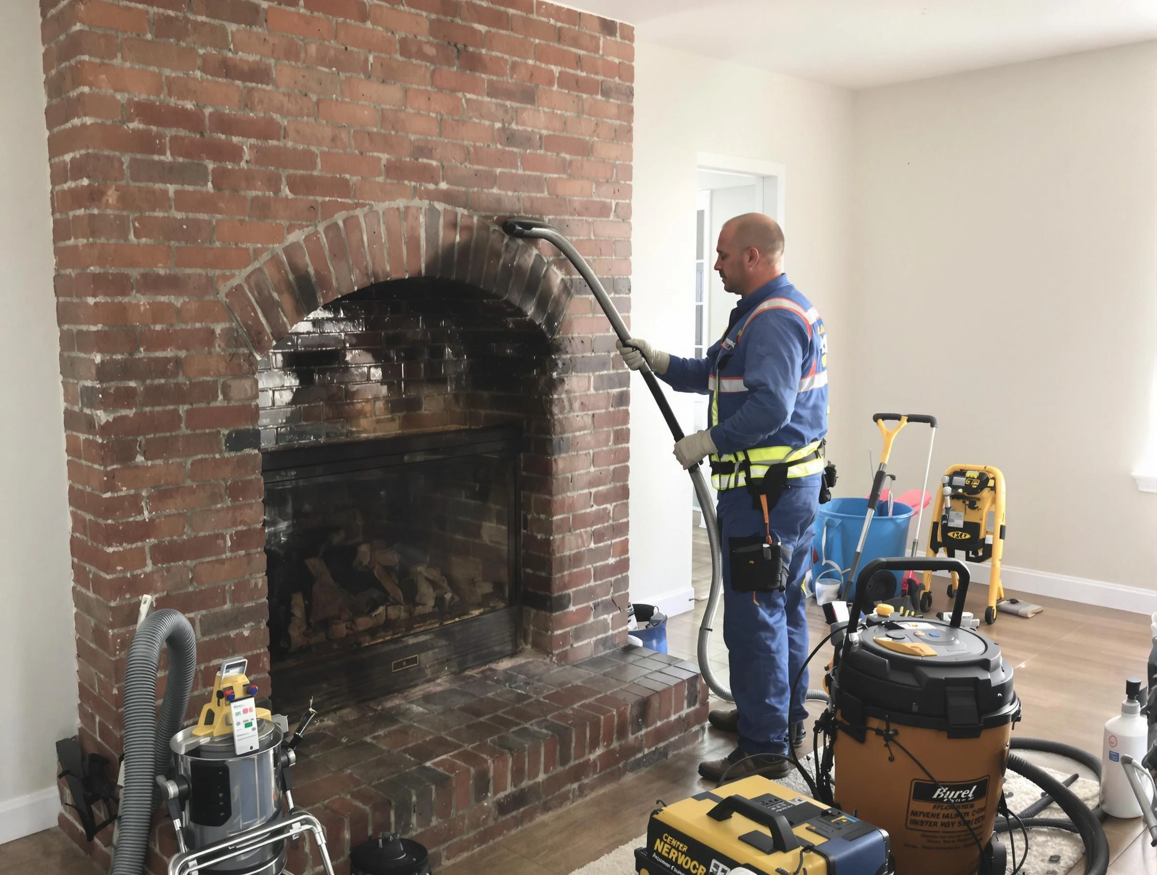 Rio Rancho Chimney Sweep expert performing detailed chimney sweep in Rio Rancho, NM